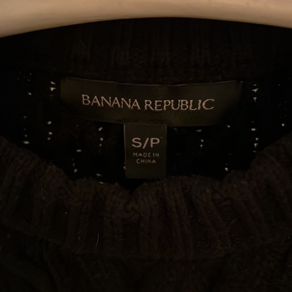 Banana Republic black knit sweater - cotton blend - Picture 3 of 6